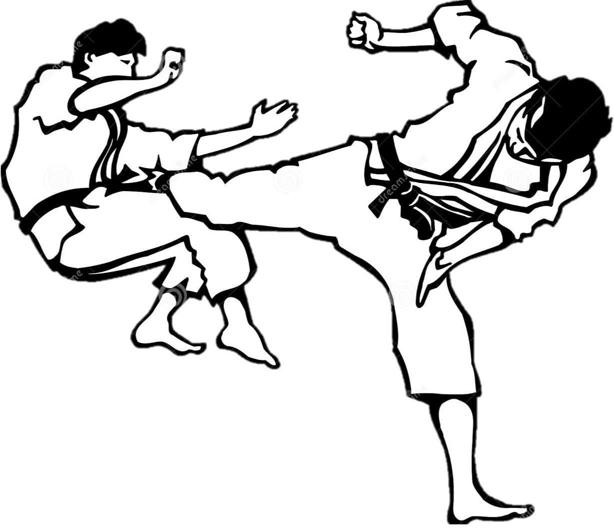 two men fighting